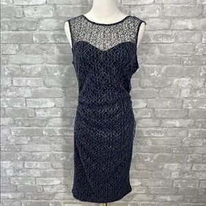 Lipsy | Dresses | Lipsy London Beautiful Blue Lace Dress In Size | Poshmark